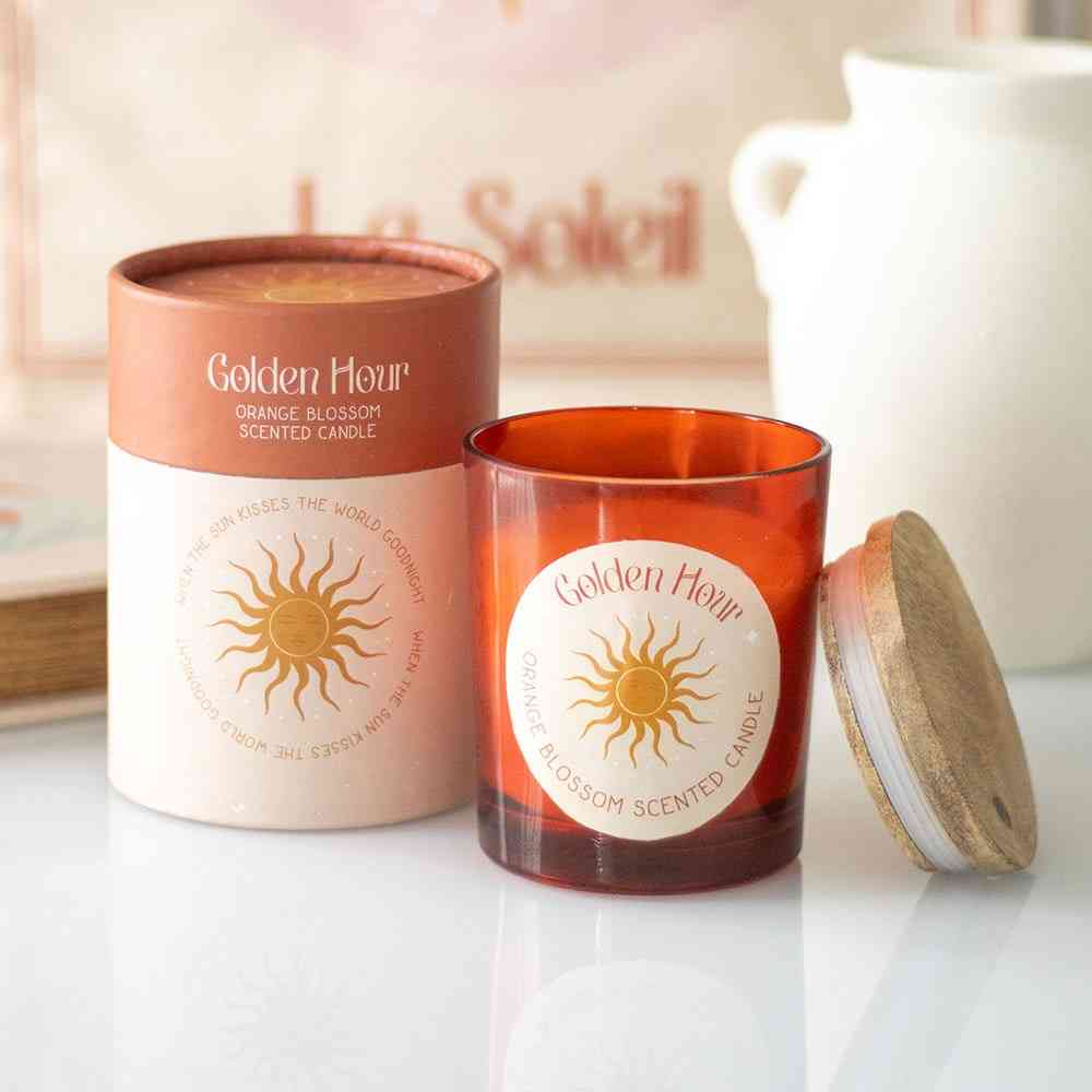 Something Different - Golden Hour Orange Blossom Scented Candle - Multicolours